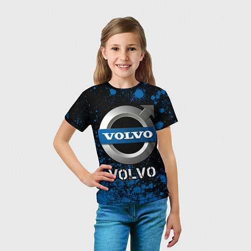 Детская футболка ВОЛЬВО Volvo Арт / 3D-принт – фото 5
