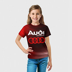 Футболка детская AUDI Pro Racing Звезды, цвет: 3D-принт — фото 2