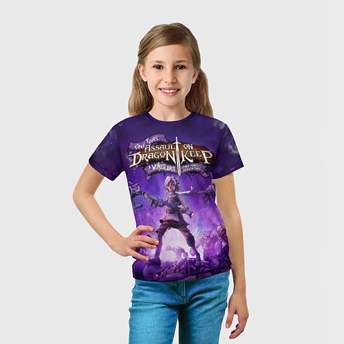 Детская футболка Assaul on dragon Tiny Tinas Wonderlands / 3D-принт – фото 5