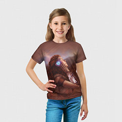 Футболка детская Aloy from Horizon, цвет: 3D-принт — фото 2