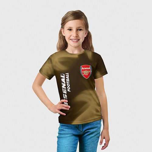 Детская футболка АРСЕНАЛ Arsenal Football Огонь / 3D-принт – фото 5