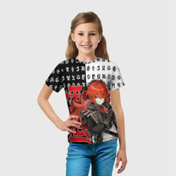 Футболка детская DILUC - ДИЛЮК ГЕНШИН ИМПАКТ, цвет: 3D-принт — фото 2