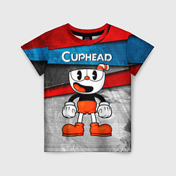 Футболка детская Cuphead Красная чашечка, цвет: 3D-принт