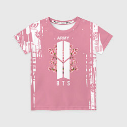 Футболка детская Bts ARMY, цвет: 3D-принт