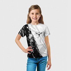 Футболка детская WALHALLA TEAM LOGO BLACK ТОКИЙСКИЕ МСТИТЕЛИ, цвет: 3D-принт — фото 2