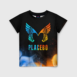 Футболка детская Placebo, Logo, цвет: 3D-принт