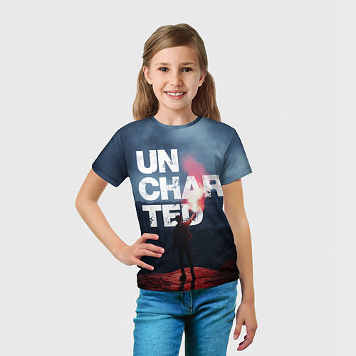 Детская футболка Uncharted Анчартед На картах не значится / 3D-принт – фото 5