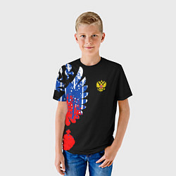 Футболка детская Герб russia, цвет: 3D-принт — фото 2