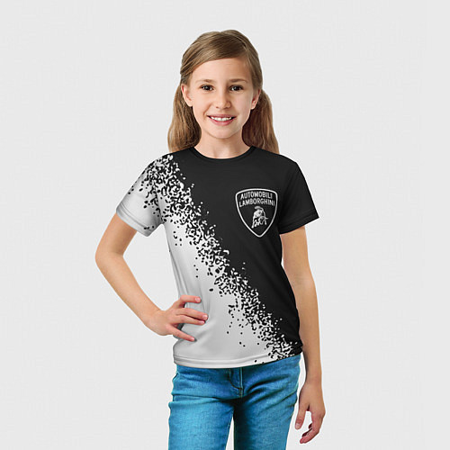 Детская футболка ЛАМБОРГИНИ Спрей / 3D-принт – фото 5