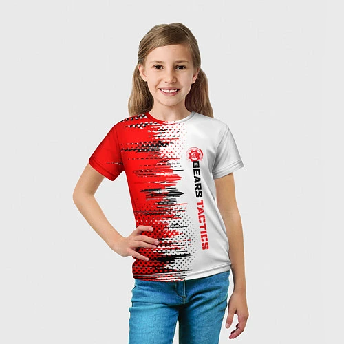 Детская футболка GEARS TACTICS texture / 3D-принт – фото 5
