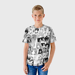 Футболка детская Восхождение героя щита паттерн, цвет: 3D-принт — фото 2