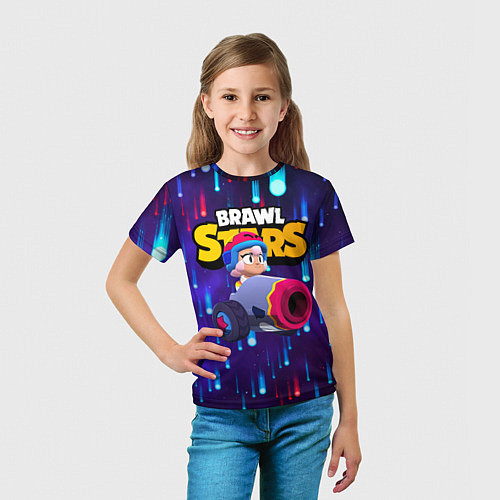 Детская футболка Bonny brawlstars Бонни / 3D-принт – фото 5