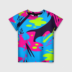 Футболка детская Color abstract pattern Summer, цвет: 3D-принт