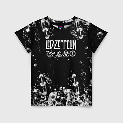 Детская футболка LED ZEPPELIN texture вода