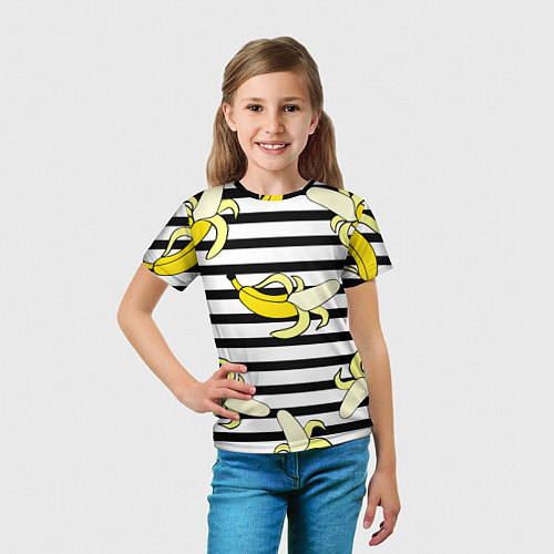 Детская футболка Banana pattern Summer / 3D-принт – фото 5