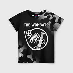 Футболка детская The Wombats КОТ Камуфляж, цвет: 3D-принт