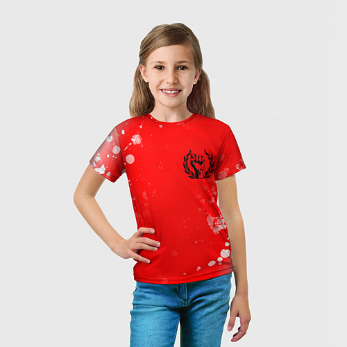 Детская футболка СССР - КУЛАК Брызги / 3D-принт – фото 5