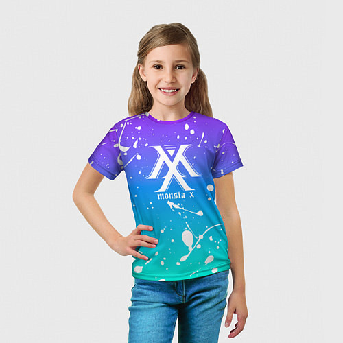 Детская футболка Monsta x / 3D-принт – фото 5
