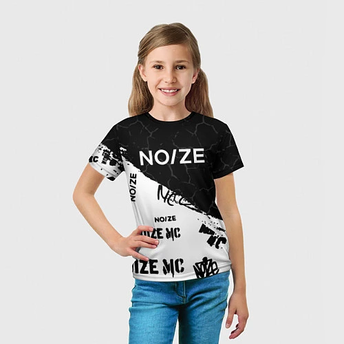 Детская футболка Noize mc Паттерн / 3D-принт – фото 5