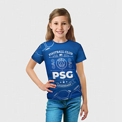 Футболка детская PSG FC 1, цвет: 3D-принт — фото 2
