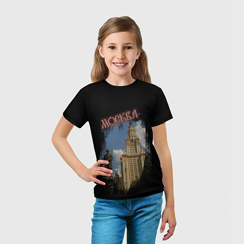 Детская футболка Москва МГУ / 3D-принт – фото 5