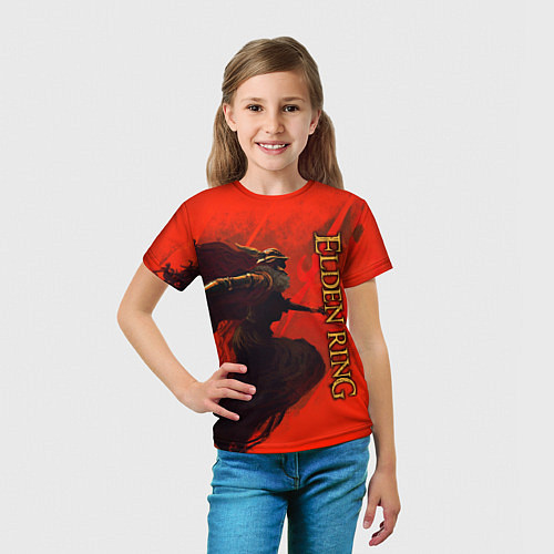 Детская футболка МАЛЕНИЯ - MALENIA ELDEN RING / 3D-принт – фото 5