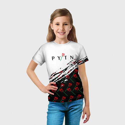 Детская футболка Payton Moormeie PYTN X ROSE / 3D-принт – фото 5