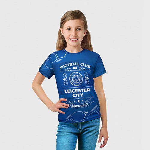 Детская футболка Leicester City FC 1 / 3D-принт – фото 5