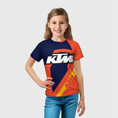 Детская футболка KTM VINTAGE SPORTWEAR / 3D-принт – фото 5