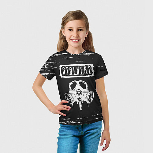 Детская футболка STALKER 2 Брызги / 3D-принт – фото 5