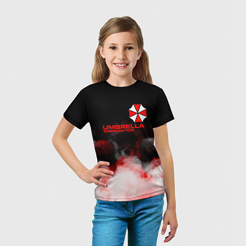 Детская футболка Umbrella Corporation туман / 3D-принт – фото 5