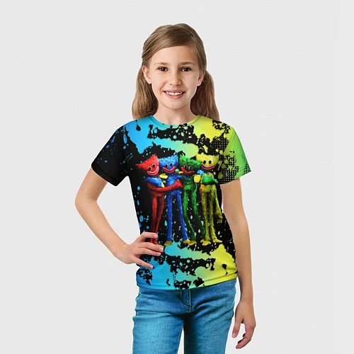 Детская футболка POPPY PLAYTIME Mini Huggies / 3D-принт – фото 5