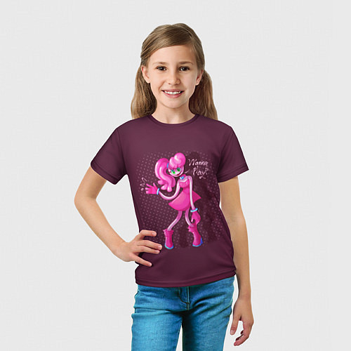 Детская футболка POPPY PLAYTIME МАМА ДЛИННЫЕ НОГИ MOMMY LONG LEGS / 3D-принт – фото 5