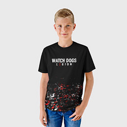 Футболка детская Watch Dogs 2 Брызги красок, цвет: 3D-принт — фото 2