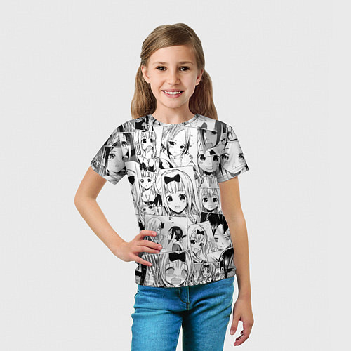 Детская футболка Госпожа Кагуя паттерн / 3D-принт – фото 5
