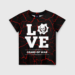 Футболка детская Gears of War Love Классика, цвет: 3D-принт