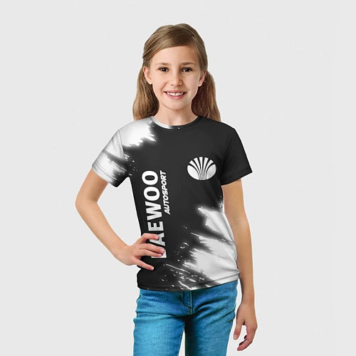 Детская футболка DAEWOO Autosport Краска FS / 3D-принт – фото 5