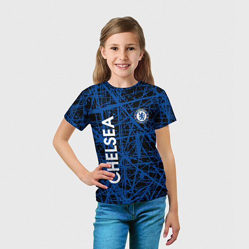 Детская футболка CHELSEA F C / 3D-принт – фото 5