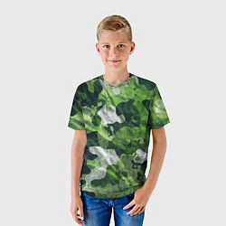 Футболка детская Camouflage Pattern Камуфляж Паттерн, цвет: 3D-принт — фото 2