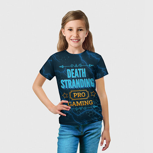 Детская футболка Игра Death Stranding: PRO Gaming / 3D-принт – фото 5