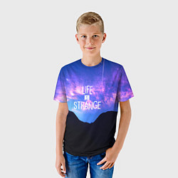Футболка детская Life Is Strange - абстракция, цвет: 3D-принт — фото 2