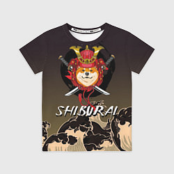 Футболка детская Shiburai и волны, цвет: 3D-принт
