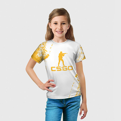 Детская футболка Cs go КРАСКА / 3D-принт – фото 5