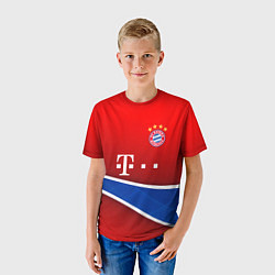 Футболка детская Bayern munchen sport, цвет: 3D-принт — фото 2