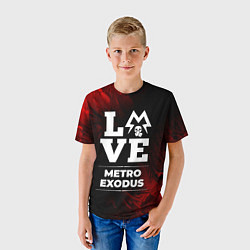 Футболка детская Metro Exodus Love Классика, цвет: 3D-принт — фото 2