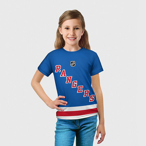 Детская футболка Артемий Панарин Rangers / 3D-принт – фото 5