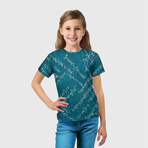 Детская футболка Geometry theme / 3D-принт – фото 5