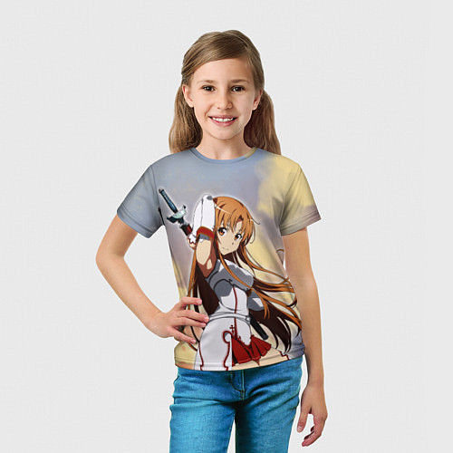Детская футболка Асуна Юки - Sword Art Online / 3D-принт – фото 5