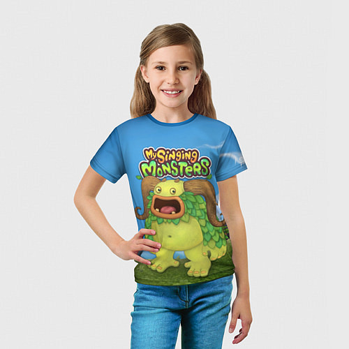 Детская футболка My singing monsters Избалолист Entbrat / 3D-принт – фото 5