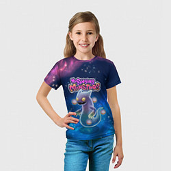 Футболка детская My Singings monsters ВУЖАС GHAZT, цвет: 3D-принт — фото 2